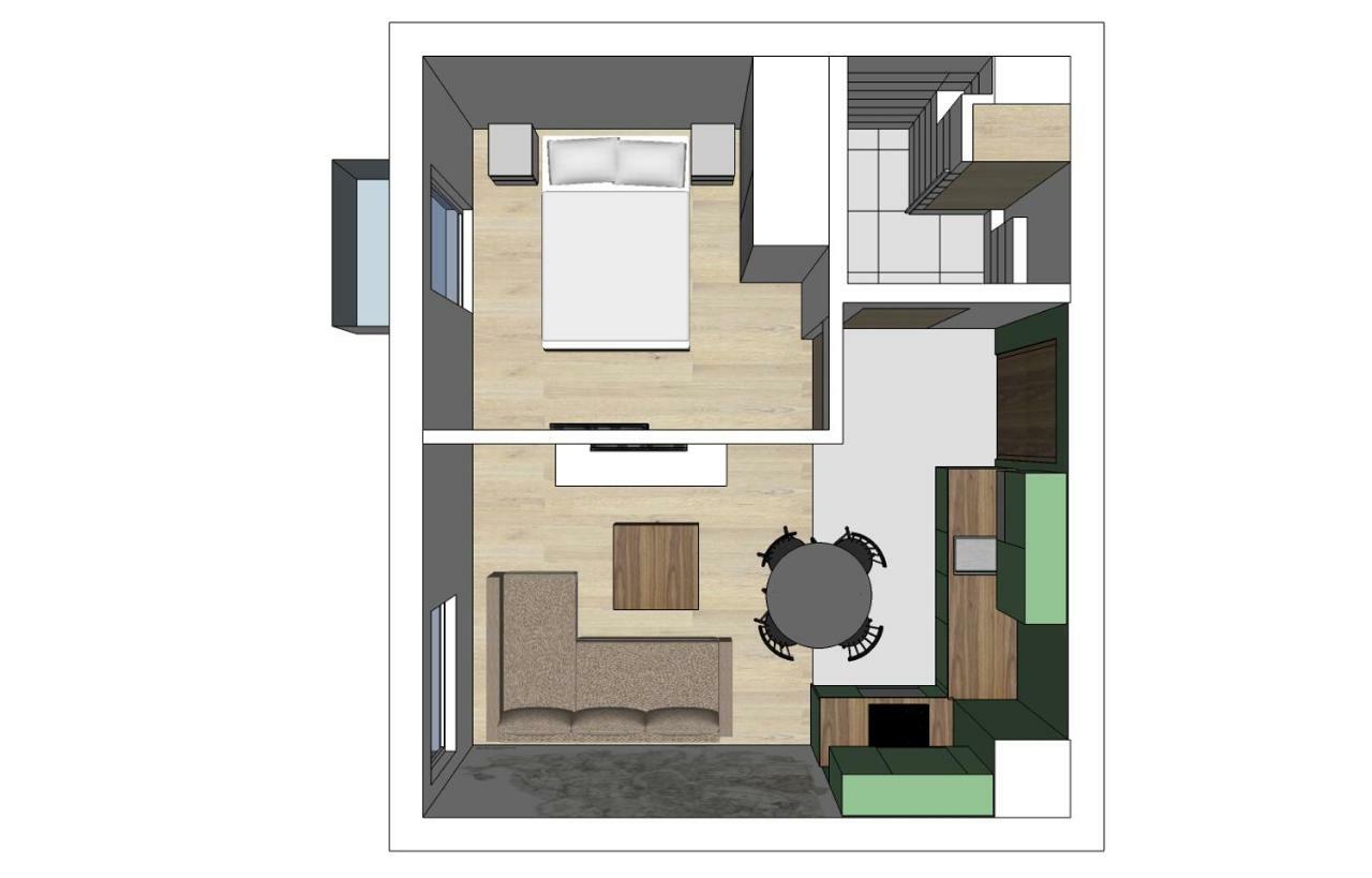 Shoq Studio Nice Apartment With Private Parking Krakow Luaran gambar